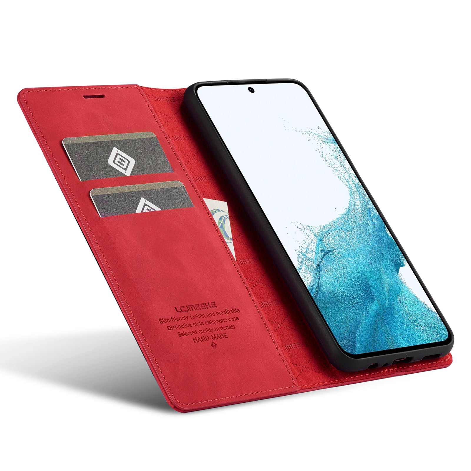 LC.IMEEKE For Samsung Galaxy A34 5G Protective Cell Phone Cover PU Leather Flip Folio Wallet Stand Magnetic Absorption Phone Case LC.IMEEKE For Samsung Galaxy A34 5G Protective Cell Phone Cover PU Leather Flip Folio Wallet Stand Magnetic Absorption Phone Case